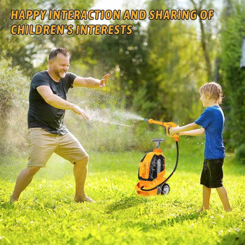 Kids Pressure Washer Toy, Toddler Manua Window Washing Kit Children Electric Powerful Clean Car Play Tool Set with Scraper Sponge Towel Rag Cleaning Machine Wash Gun Pretend Play for Boys Girls | Shinymarch