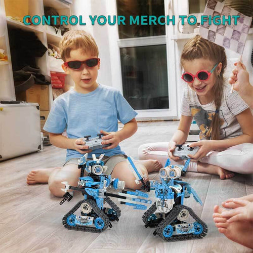 3 in 1 RC Robot Toy Building Sets, 398PCS APP & Remote Control Blocks DIY Erector Sets Science Kits for Kids Age 8-12, STEM Toys for Ages 8-13 Gifts for Boys Girls Age 6 7 9 10 11 14+ Year Old | Shinymarch