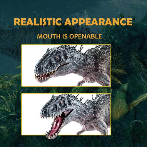 Large Dinosaur Toy, 15.7" Dinosaur Figures Realistic Rex with Moveable Jaw, Educational Animal Model for Collector, Dinosaur Fanatics, Birthday Gift | Shinymarch