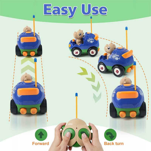 Remote Control Dinosaur Cars for Kids – Best Birthday Gifts for Boys Ages 2 3 4 5 Year Old, Electric RC Dino Car Toys for Toddlers 18+ Months with Lights and Music | Shinymarch