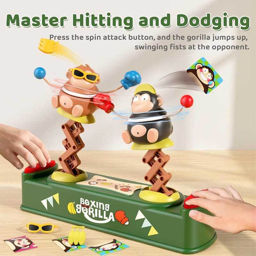 Toddler Board Games for Kids 4-6, Boxing Gorilla Toys for Toddlers 3-5, 2 Player Family Board Games, Easter Birthday Gifts for Boys Girls 3 4 5 6 Years Old | Shinymarch