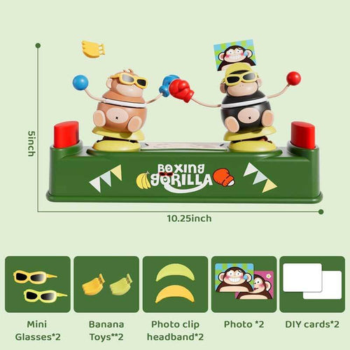Toddler Board Games for Kids 4-6, Boxing Gorilla Toys for Toddlers 3-5, 2 Player Family Board Games, Easter Birthday Gifts for Boys Girls 3 4 5 6 Years Old | Shinymarch
