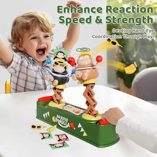 Toddler Board Games for Kids 4-6, Boxing Gorilla Toys for Toddlers 3-5, 2 Player Family Board Games, Easter Birthday Gifts for Boys Girls 3 4 5 6 Years Old | Shinymarch