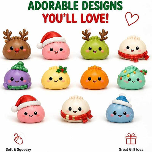 2026 Christmas Squishies Advent Calendar, 24-Day Countdown for Adults | Shinymarch