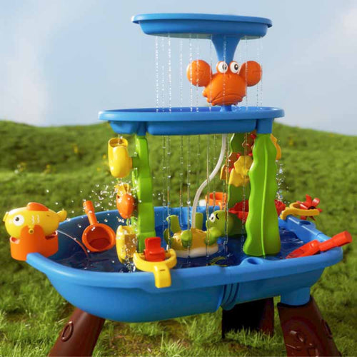 HydroFlow Electric Water Toy, electric water toy for kids, bathtub water pump toy, Best outdoor water toys for summer 2025, pool water toys for toddlers, Splashin' Kids Water Table, Little Tikes Spiralin' Seas Waterpark | Totlogics 