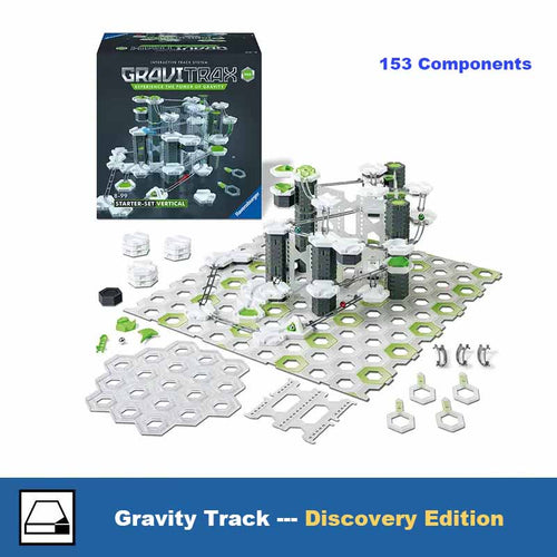 GraviTrax Gravity & Magnetic Marble Game, Challenging STEM Toy for Kids, Brain-Building, Educational Gift, Engages Critical Thinking & Problem Solving, Ages 8+ | Totlogics