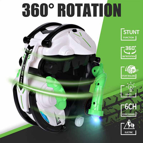 High-speed Transformation Remote Control Car, Remote control stunt car, RC car with lights, 360-degree rotating RC car, RC car for kids 6-12, Rechargeable RC car toy, High-speed RC car with ball mode, Durable remote control car, RC stunt car with headlights, RC car birthday gift, Toy-grade RC car | Totlogics