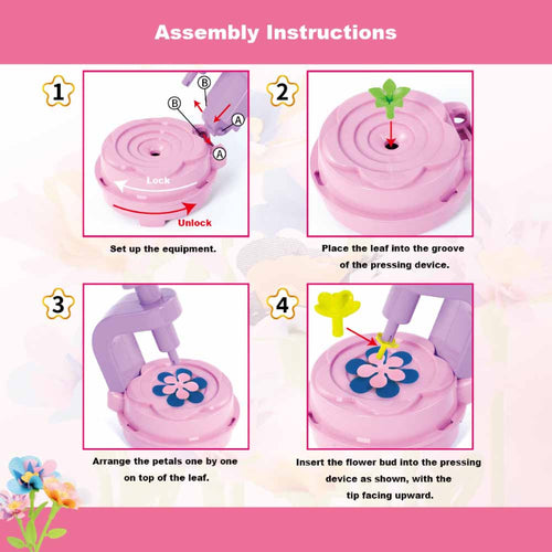 DIY Bouquet Making Set, DIY flower kit for kids, educational STEM toy, creative bouquet maker, children’s gardening set, arts and crafts gift | Totlogics