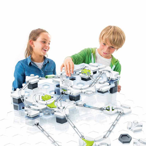 GraviTrax Gravity & Magnetic Marble Game, Challenging STEM Toy for Kids, Brain-Building, Educational Gift, Engages Critical Thinking & Problem Solving, Ages 8+ | Totlogics