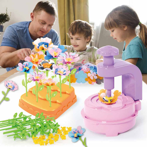 DIY Bouquet Making Set, DIY flower kit for kids, educational STEM toy, creative bouquet maker, children’s gardening set, arts and crafts gift | Totlogics