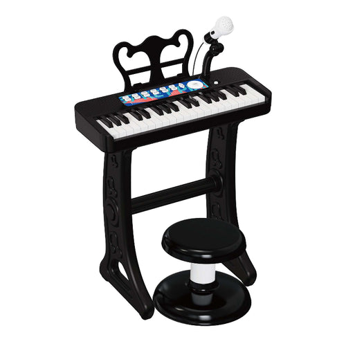 Melody Maker 37-Key Kids Keyboard with Microphone, Piano Toy for Kids, 37 Keys Piano Keyboard Toy with Stool and Microphone, Electronic Musical Instrument, Birthday Gift for Kids 3 4 5 6 7 8 Years Old Boys and Girls | Totlogics