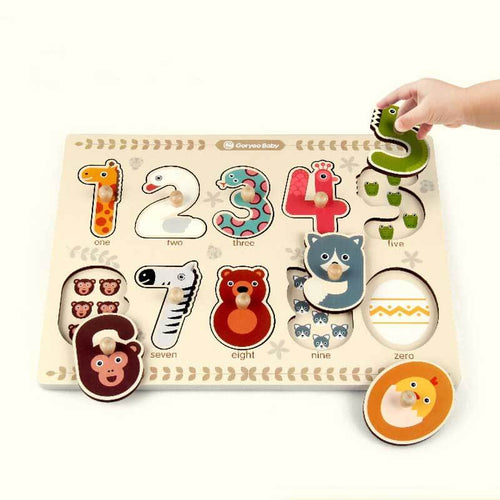 Wooden Number Puzzle