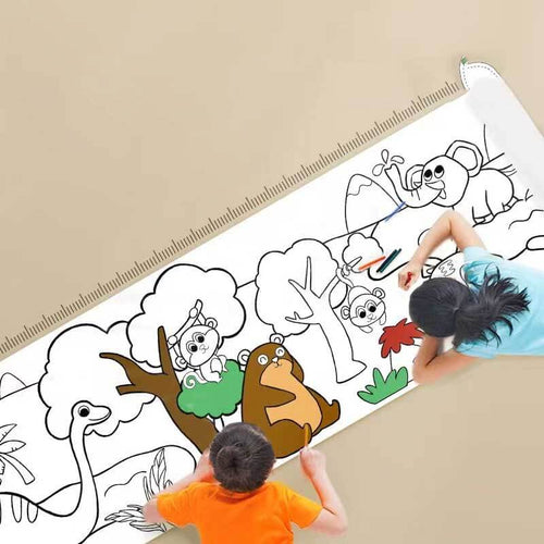 10M Non-repetitive Children's Graffiti Scroll | Shinymarch