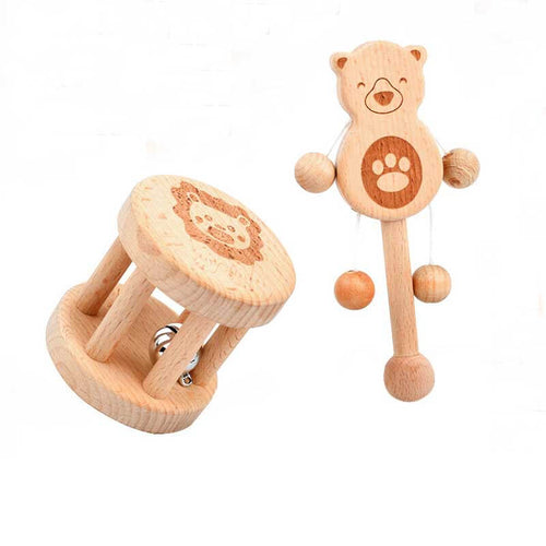 Newborn Wooden Hand Bell Set | Shinymarch