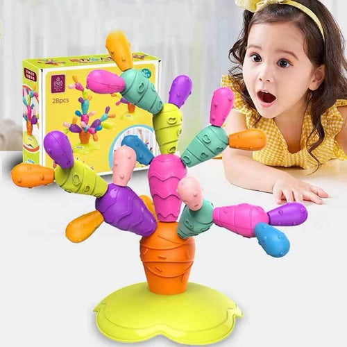 Creative Stacking Rainbow Cactus