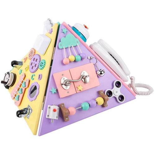 Wooden Pyramid Montessori Toy Center for Kids | Totlogics