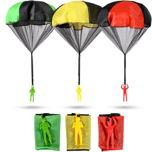 Parachute Toys for Kids - Tangle Free Outdoor Flying Parachute Men, Best Small Outside Toys for 3 4 5 6 7 8 9 10 Year Old Top Christmas Stocking Stuffers Idea 2023 Unique Boy & Girl Gifts | Shinymarch