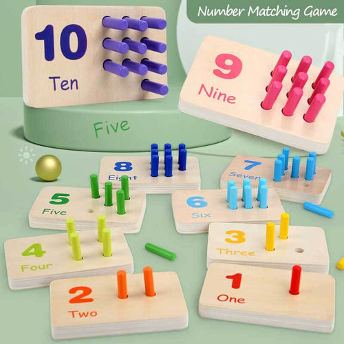 Montessori Math and Numbers for Kids, Wooden Math Manipulatives Materials | Shinymarch